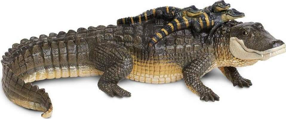 Alligator with Babies Toy