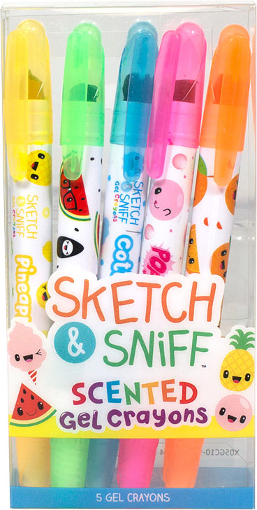 Sketch & Sniff Gel Crayons 5-Pack