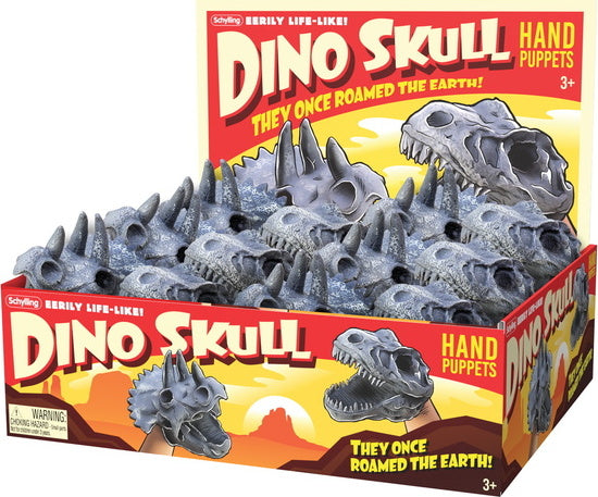 Dino Skull Hand Puppet (assorted)