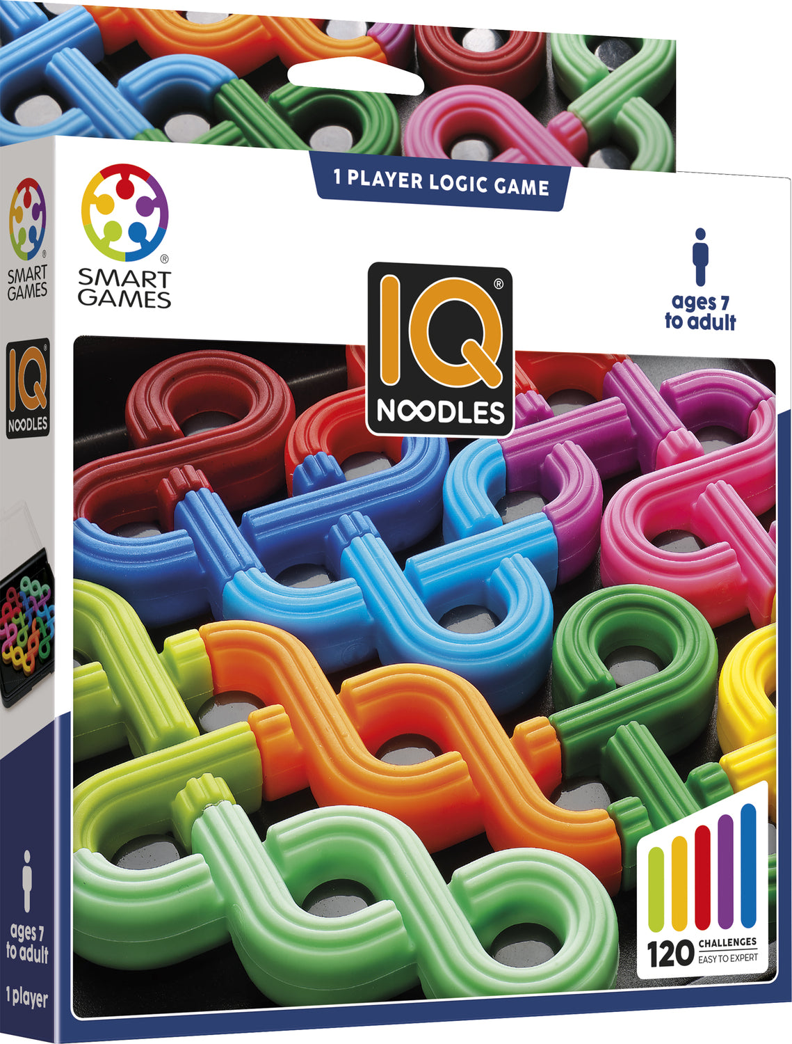 IQ Noodles: Bendable Brain Teaser with 120 Challenges