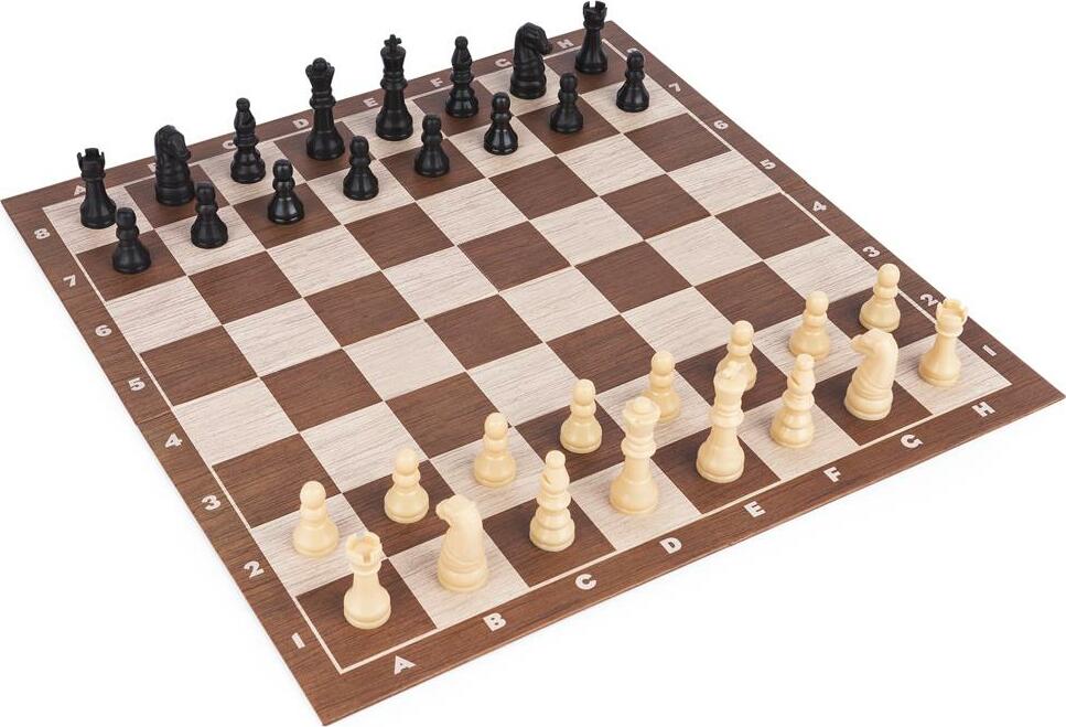 Chess and Checkers in 2pc Rectangular Traditions Box