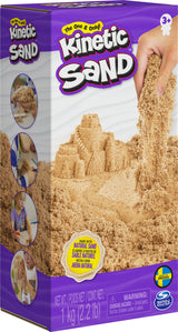 Kinetic Sand, 1kg (2.2lb) of All-Natural Brown Sensory Toys Play Sand for Mixing, Molding and Creating