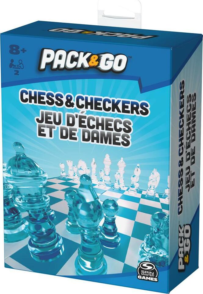 Pack and Go Chess and Checkers Board Game