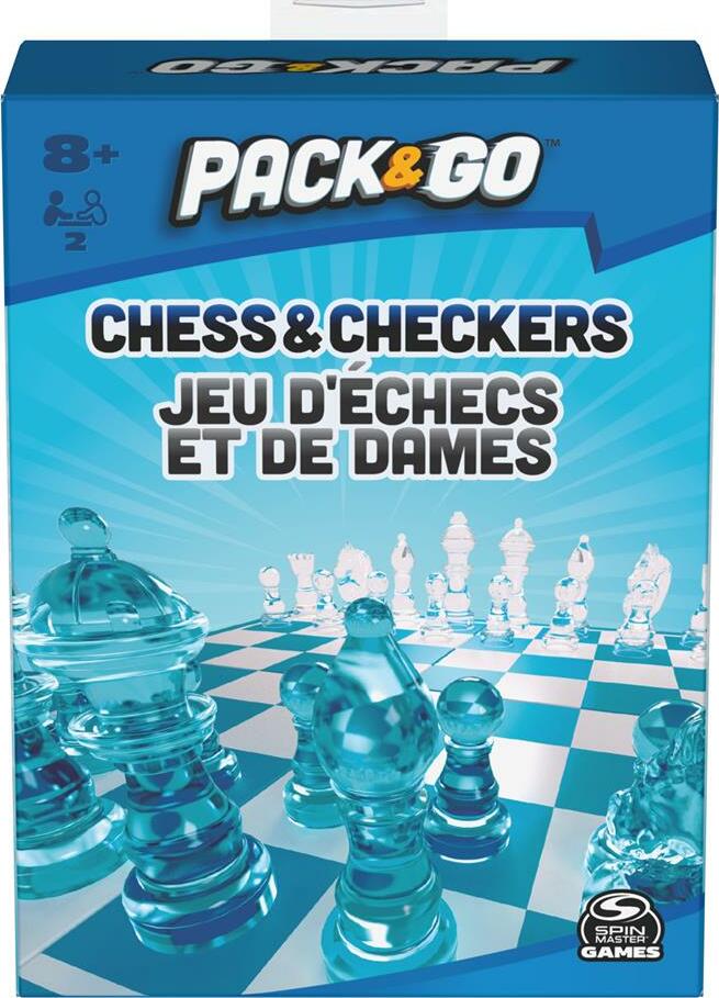 Pack and Go Chess and Checkers Board Game