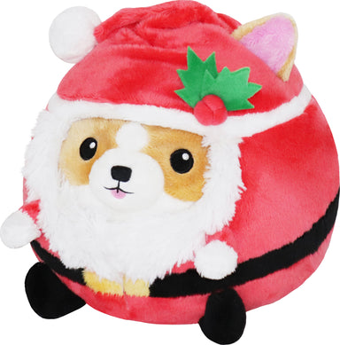 Undercover Corgi in Santa (7")