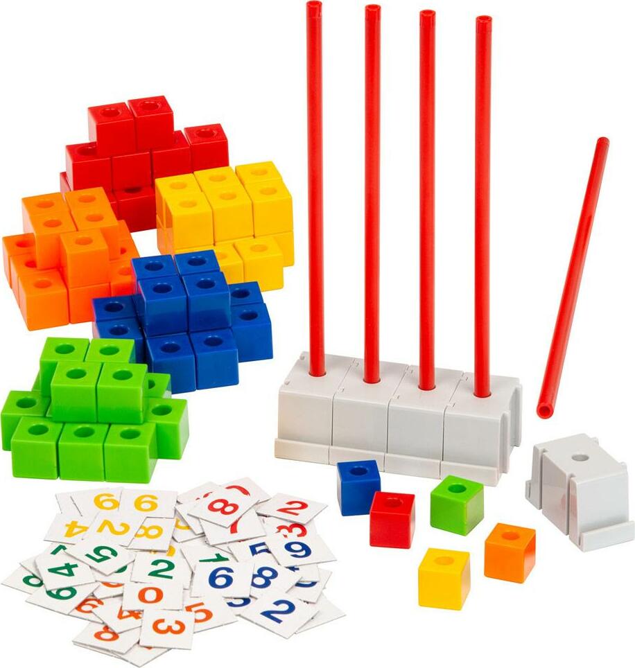 Math Stocking Blocks Kids First Math: Stacking Blocks Abacus Math Kit — Boing! Toy Shop