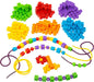 Kids First Math: Lacing Beads Math Kit With Activity Cards