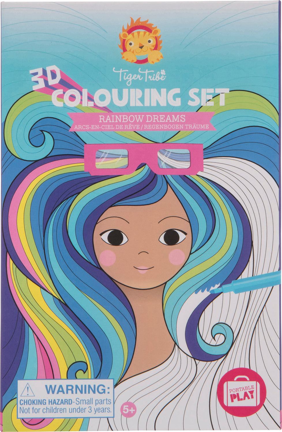 3D Coloring Set - Rainbow Dreams