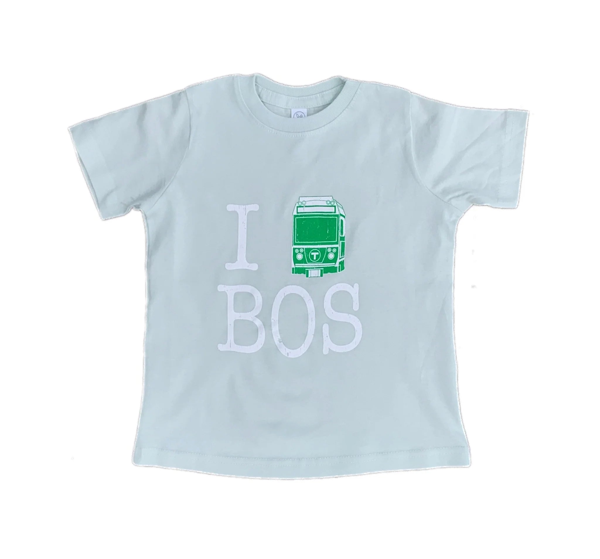 Toddler I "Green Line" Boston T-Shirt - Honeydew 5/6T