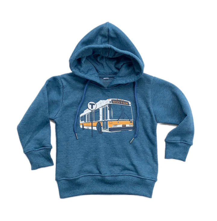 MBTA BUS HOODIE BLUE 4T