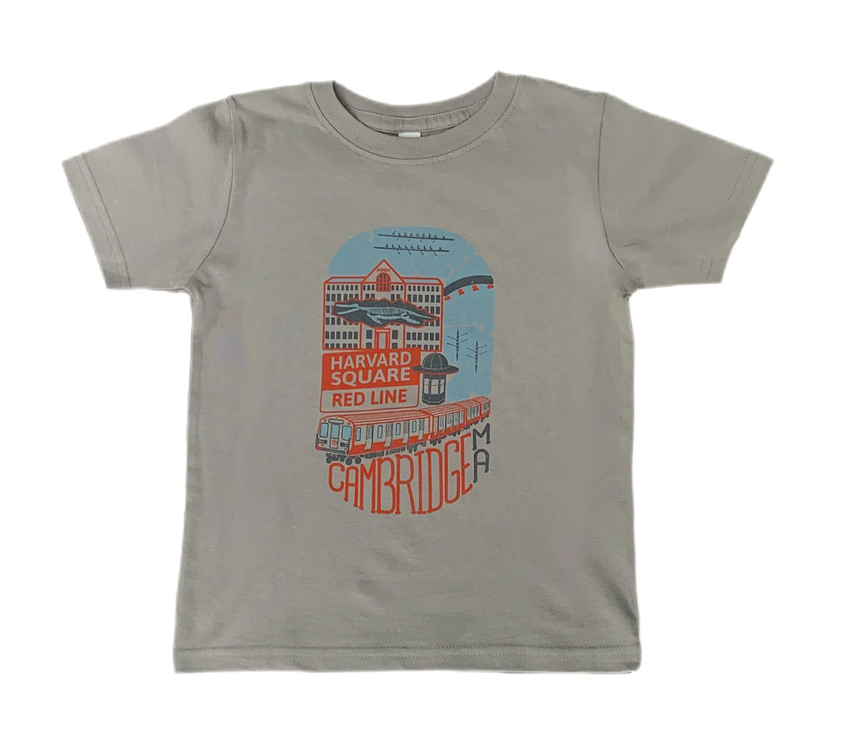 Toddler Red Line Harvard Square T Stop T-Shirt 4T