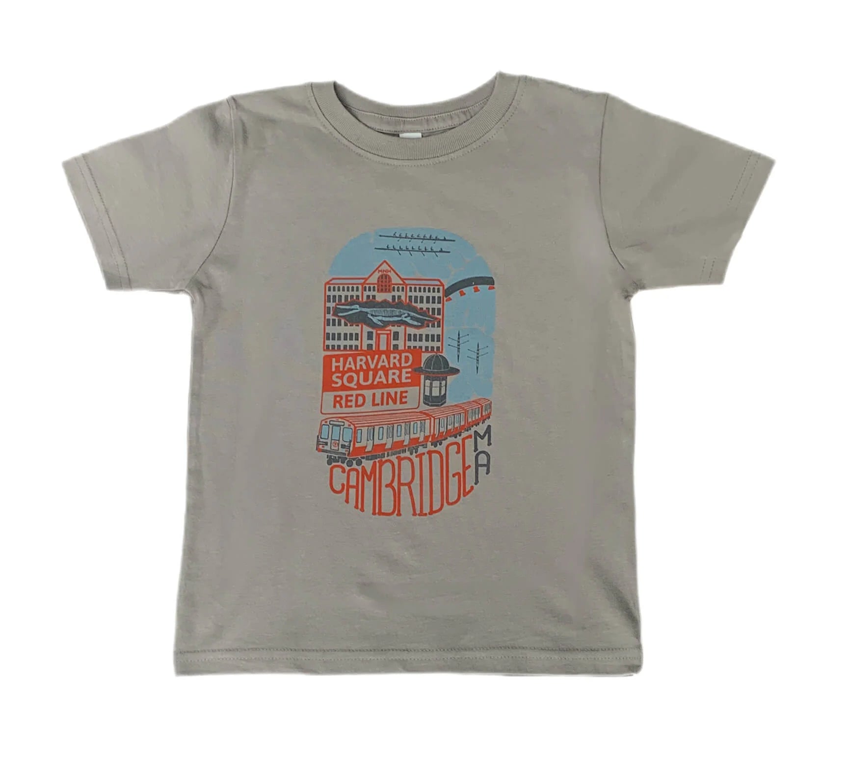 Toddler Red Line Harvard Square T Stop T-Shirt 3T