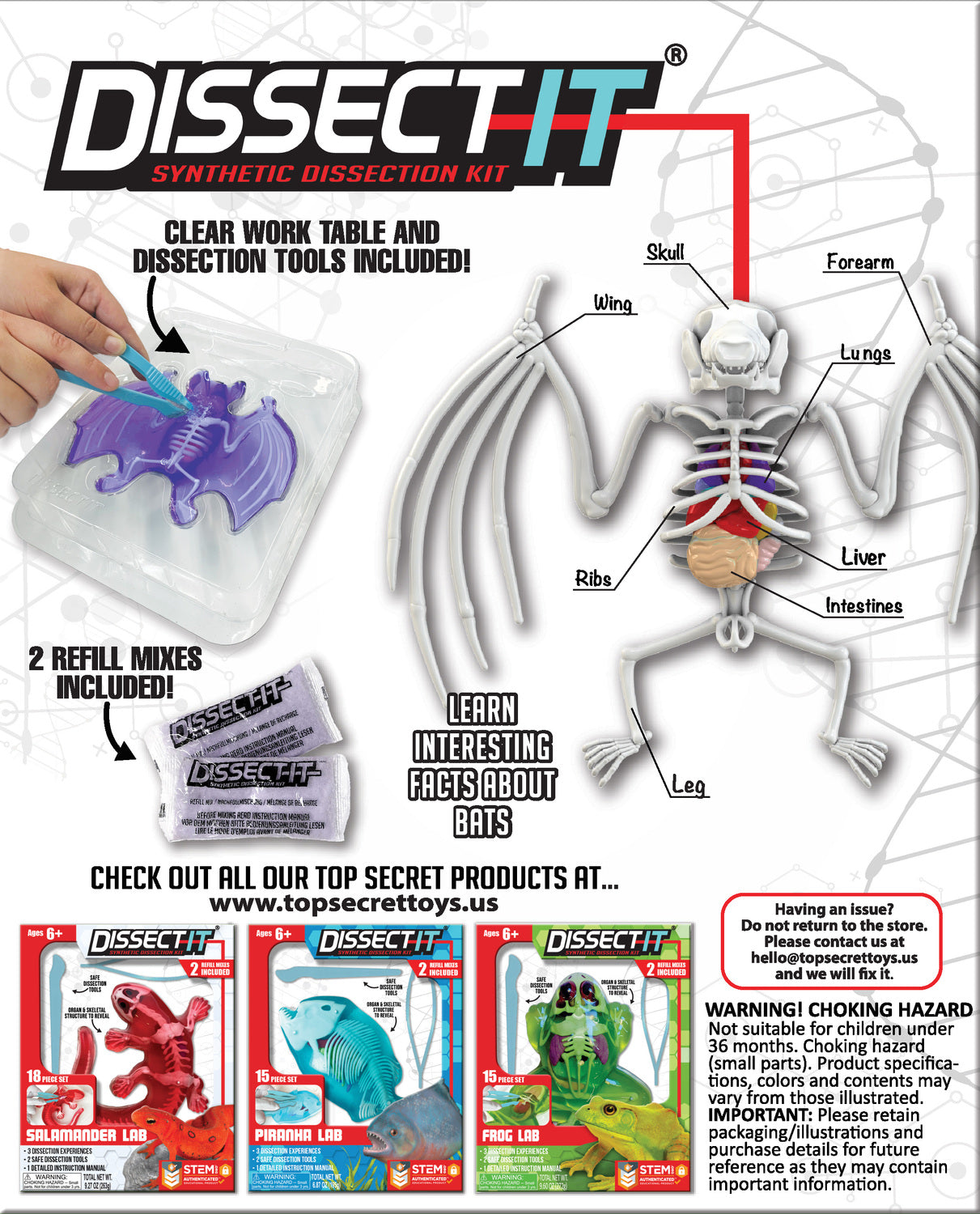 Dissect-It Bat Lab