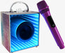 Pop Star Karaoke Infinity Lights Bluetooth Speaker & Mic Combo-Bling Edition