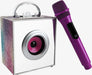 Pop Star Karaoke Infinity Lights Bluetooth Speaker & Mic Combo-Bling Edition
