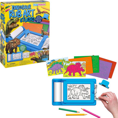 Kidzmaker - Dinosaur Rub Art Studio