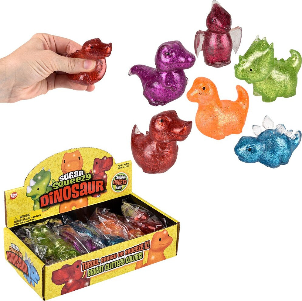 2"-2.5" Squeezy Sugar Dinosaurs