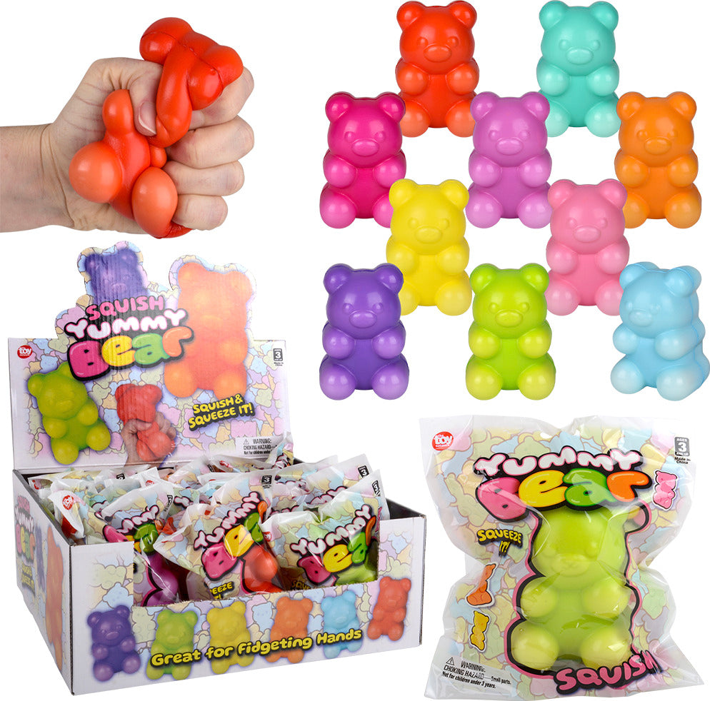 4" Squish Yummy Bears (sold individually)