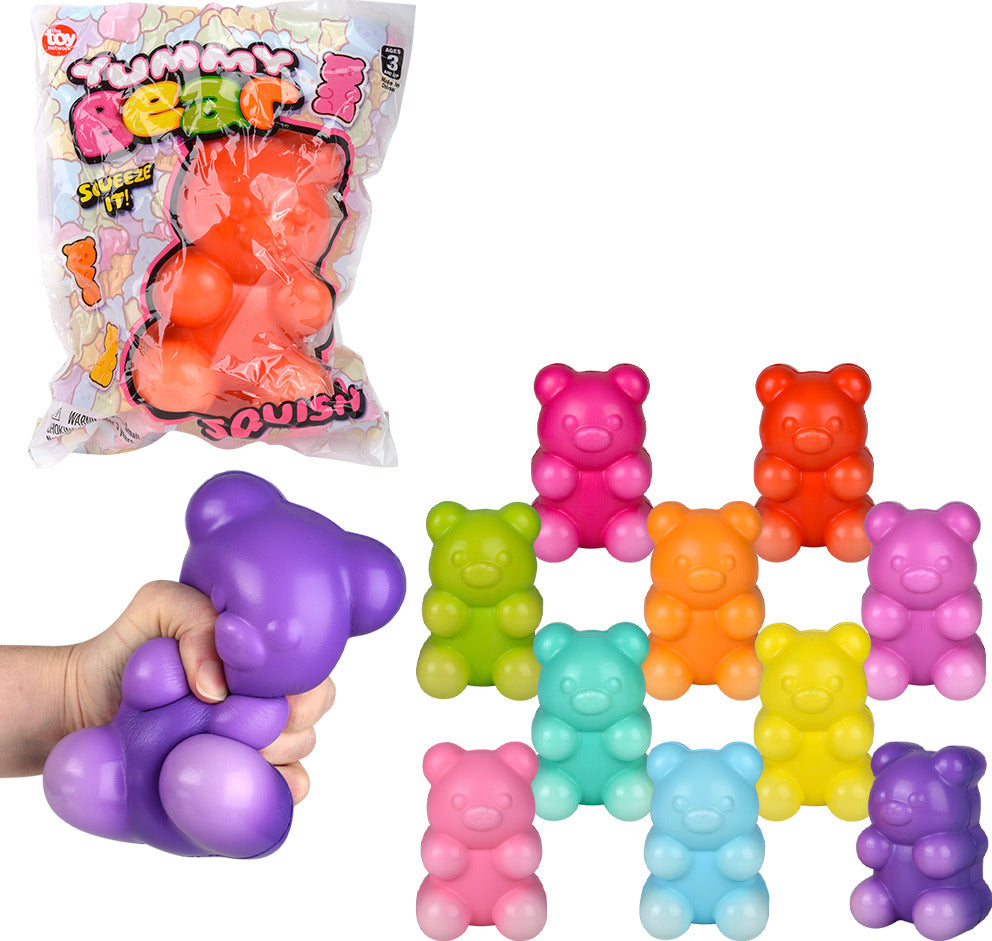 6" Squish Yummy Bears (sold individually)