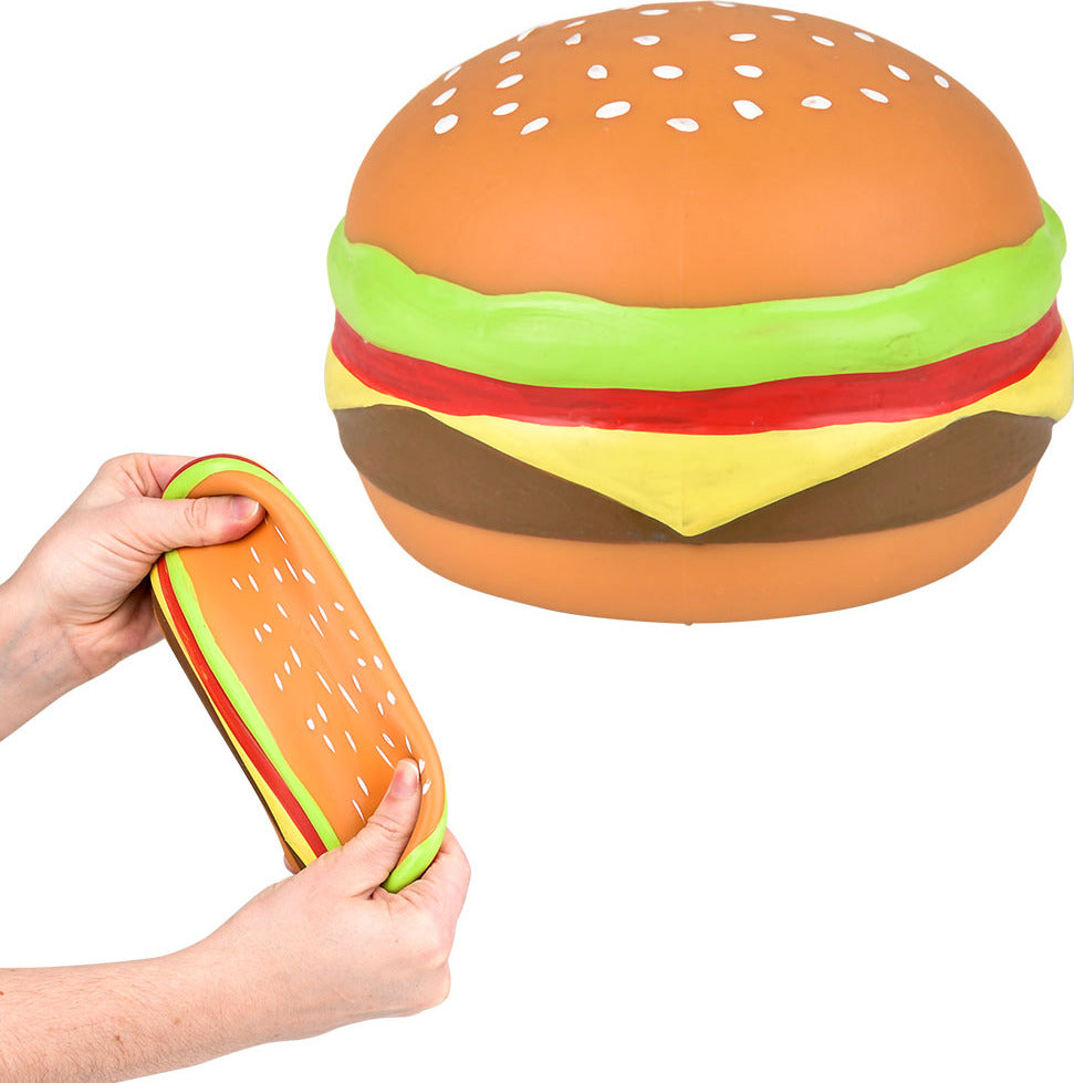 Squish And Stretch Hamburger 3.25"