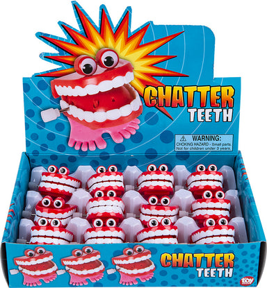 1.75" Chatter Teeth With Eyes