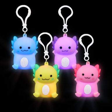 2.5" Light-Up Axolotl Keychain (assorted)