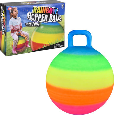 18" Rainbow Hopper Ball