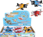 6.5" Die-cast Pull Back Classic Wing Airplane