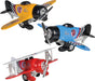 6.5" Die-cast Pull Back Classic Wing Airplane