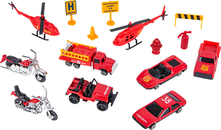 Die-cast Fire Team 15pc Set