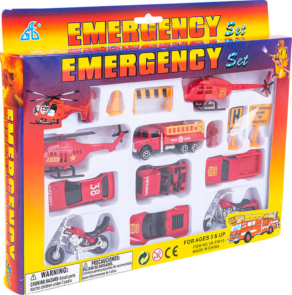 Die-cast Fire Team 15pc Set