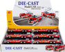 7" Die-cast Pull Back Light/ Sound Fire Engine 1:32 Scale