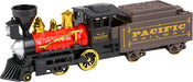 10" Steam Engine Locomotive Die-cast Pull Back 6pc/ Disp