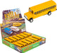 5" Die-cast Pull Back School Bus