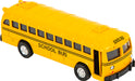 5" Die-cast Pull Back Classic School Bus 12/ Display