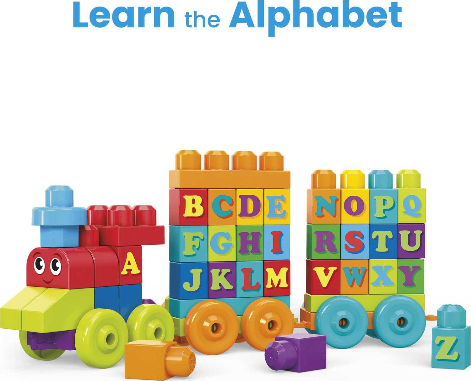 Mega Bloks Building Basics ABC Learning Train 