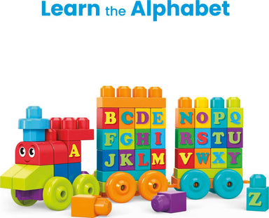 Mega Bloks Building Basics ABC Learning Train 