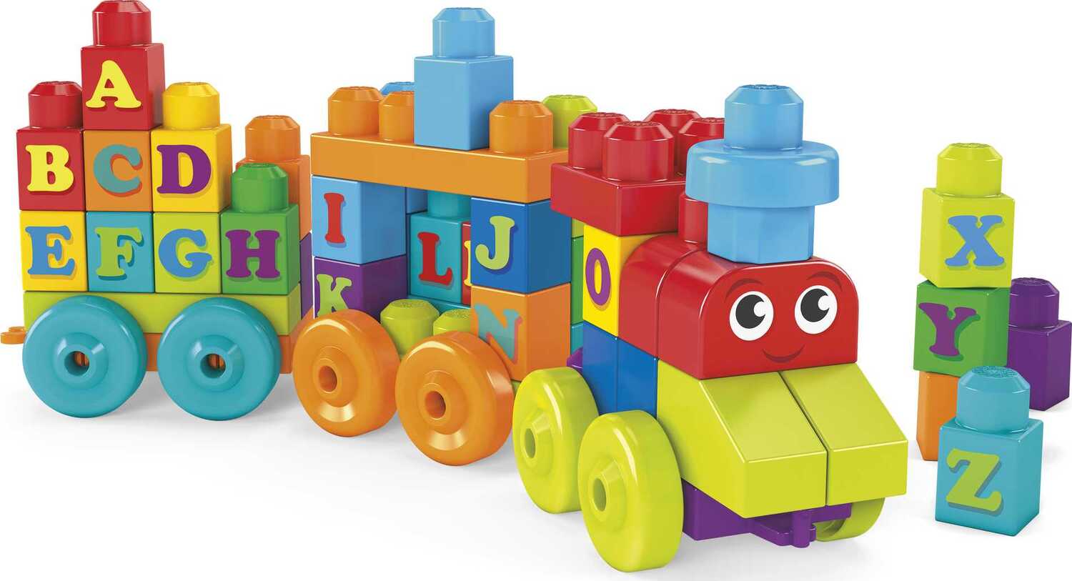 Mega Bloks Building Basics ABC Learning Train 