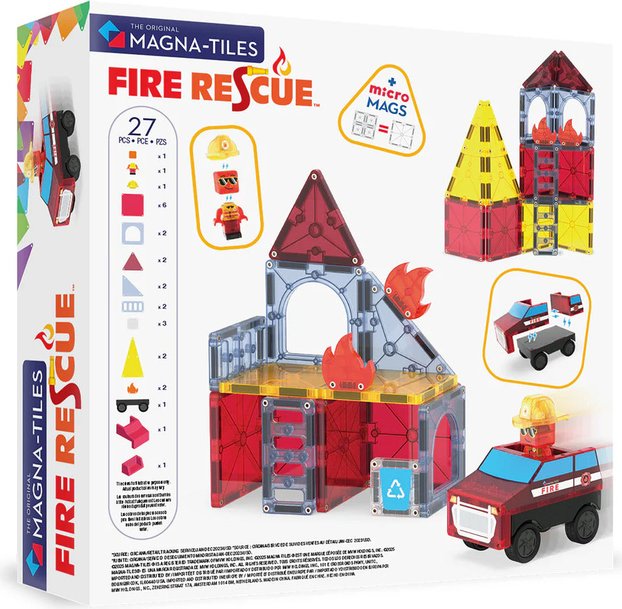 Magna-Tiles Fire Rescue 27 Piece Set