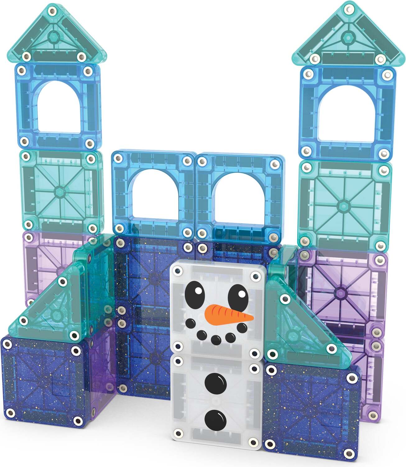 Magna-Tiles microMags Winter Wonder Travel Set (26-Piece)
