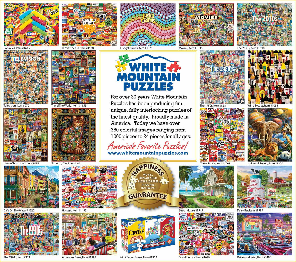 I Love New England - 1000 Piece - White Mountain Puzzles