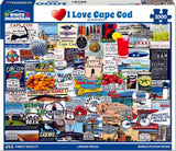 I Love Cape Cod - 1000 Piece - White Mountain Puzzles