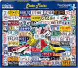 State Plates - 500 Piece - White Mountain Puzzles