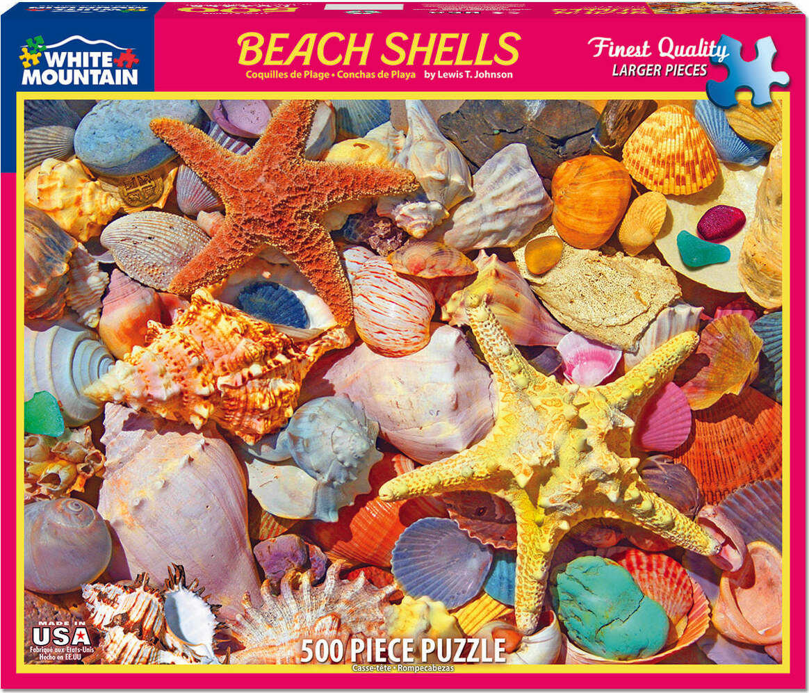 Beach Shells - 500 Piece - White Mountain Puzzles