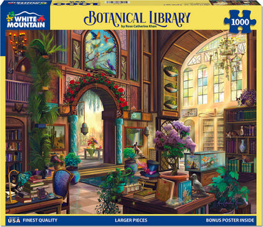 Botanical Library - 1000 Piece Jigsaw Puzzle