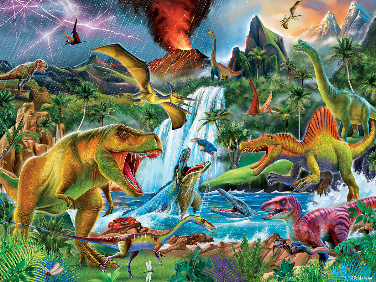 300pc Puzzle - Dinosaurs