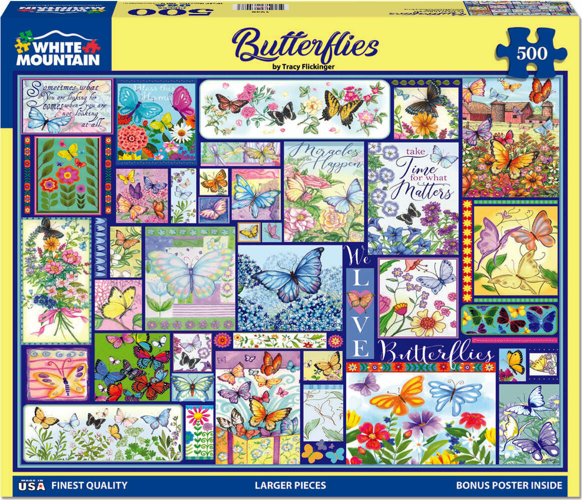 Butterflies - 1000 Piece Jigsaw Puzzle