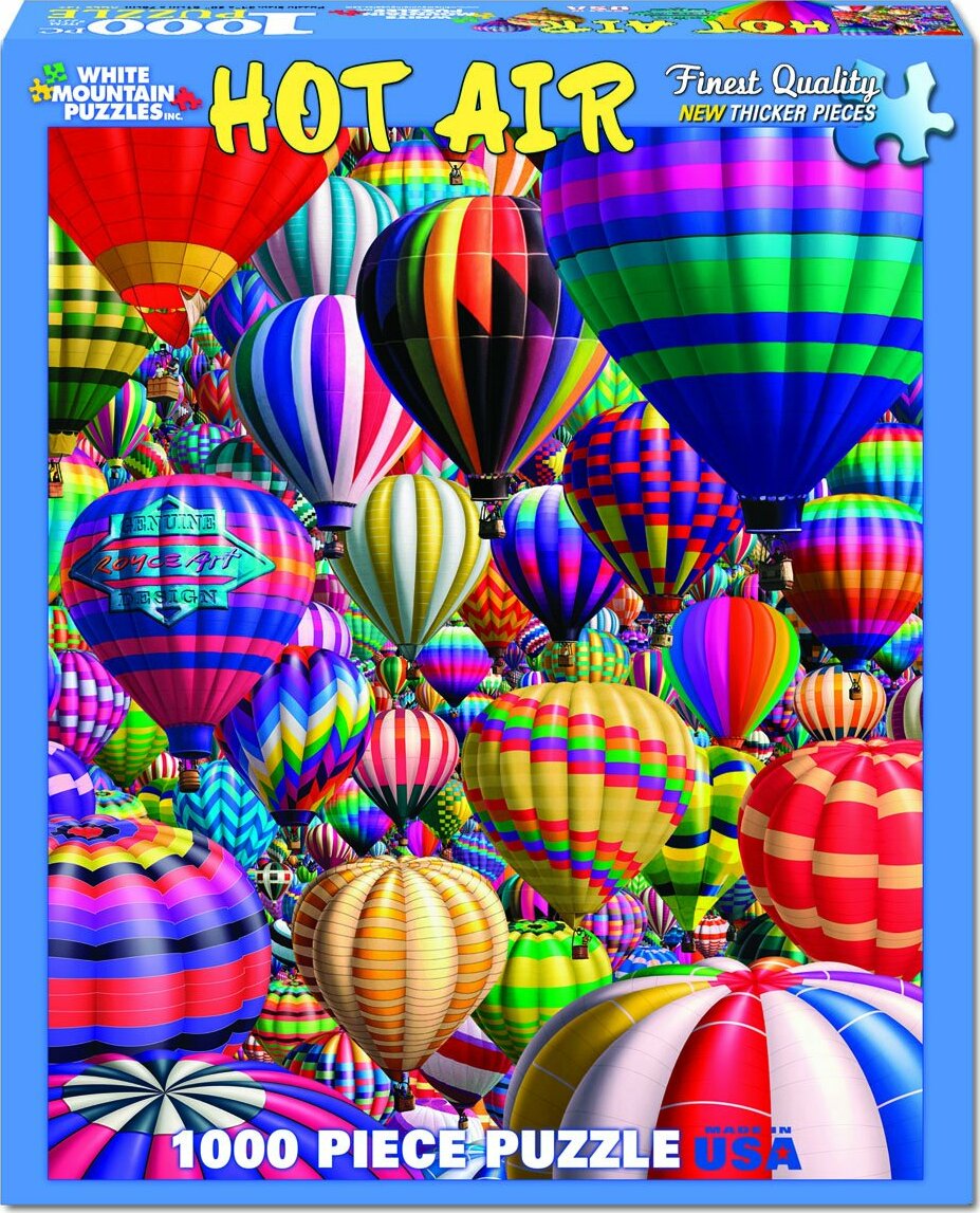 Hot Air Balloons - 1000 Piece - White Mountain Puzzles