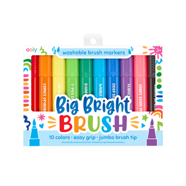 Big Bright Brush Markers - Set of 10