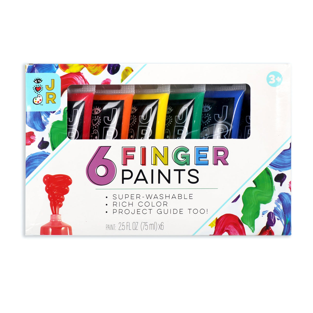 iHeartArt Jr 6 Washable Fingerpaints